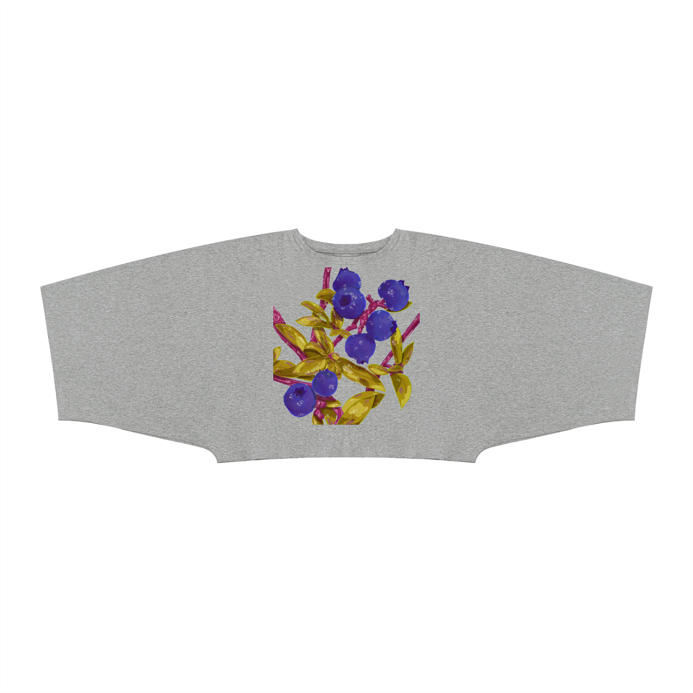 Blueberry Boxy Batwing Tee