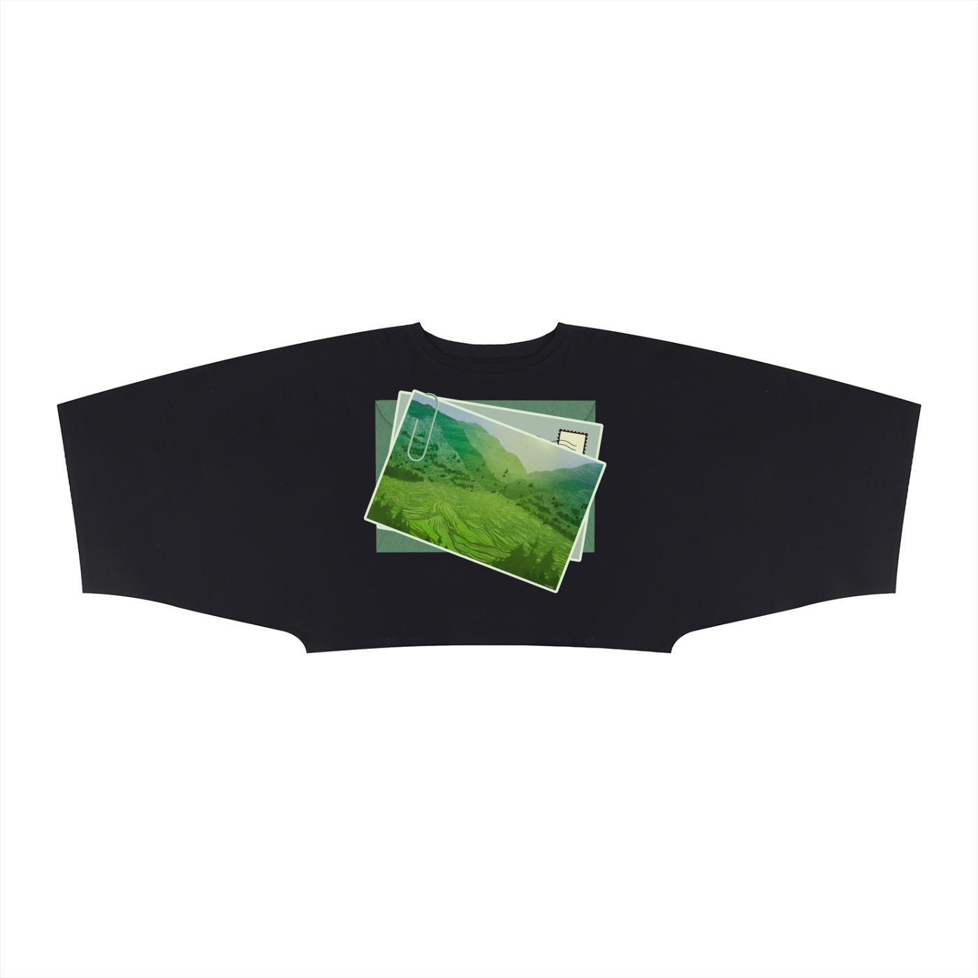 10 am Boxy Batwing Tee