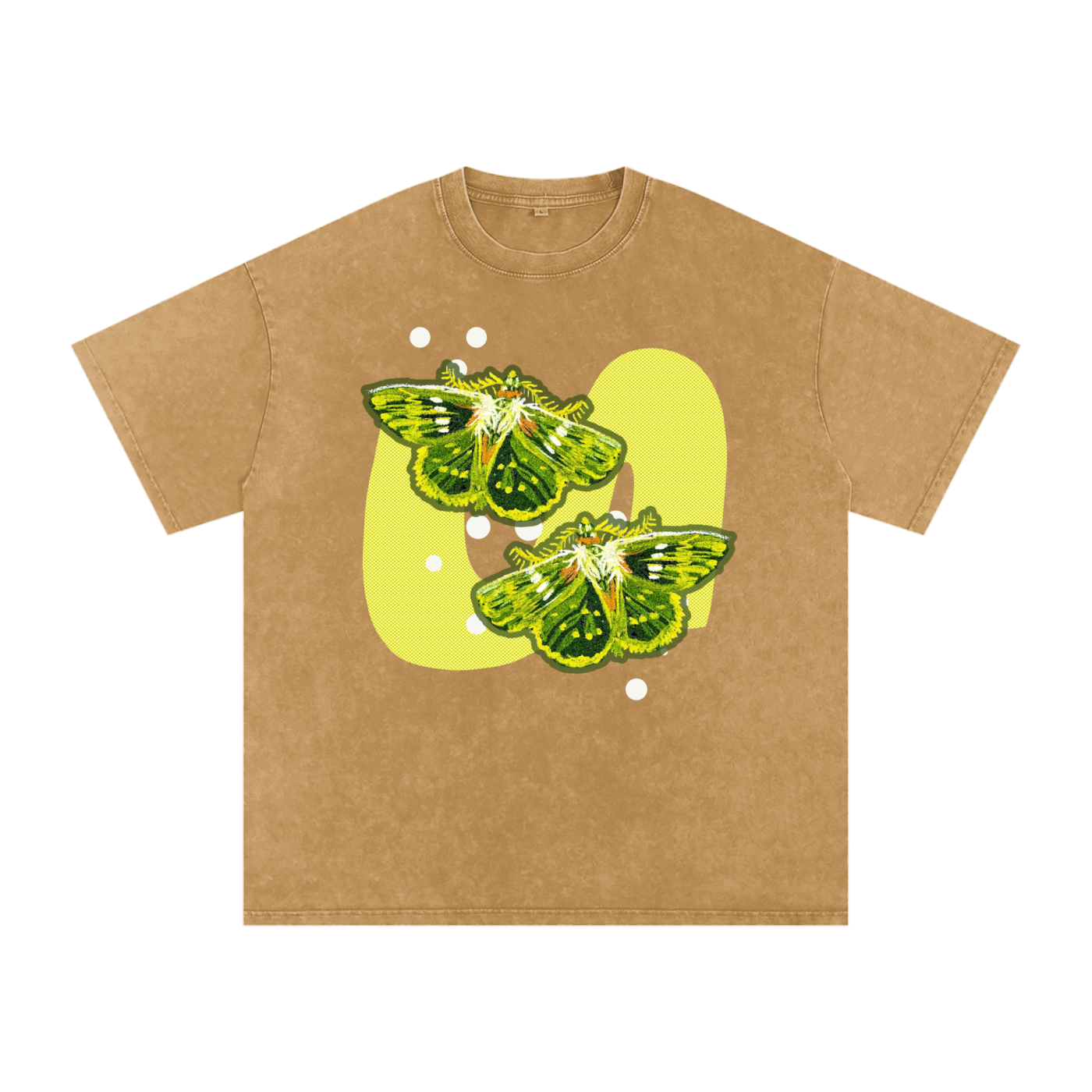 Moths Snow Washed Tee