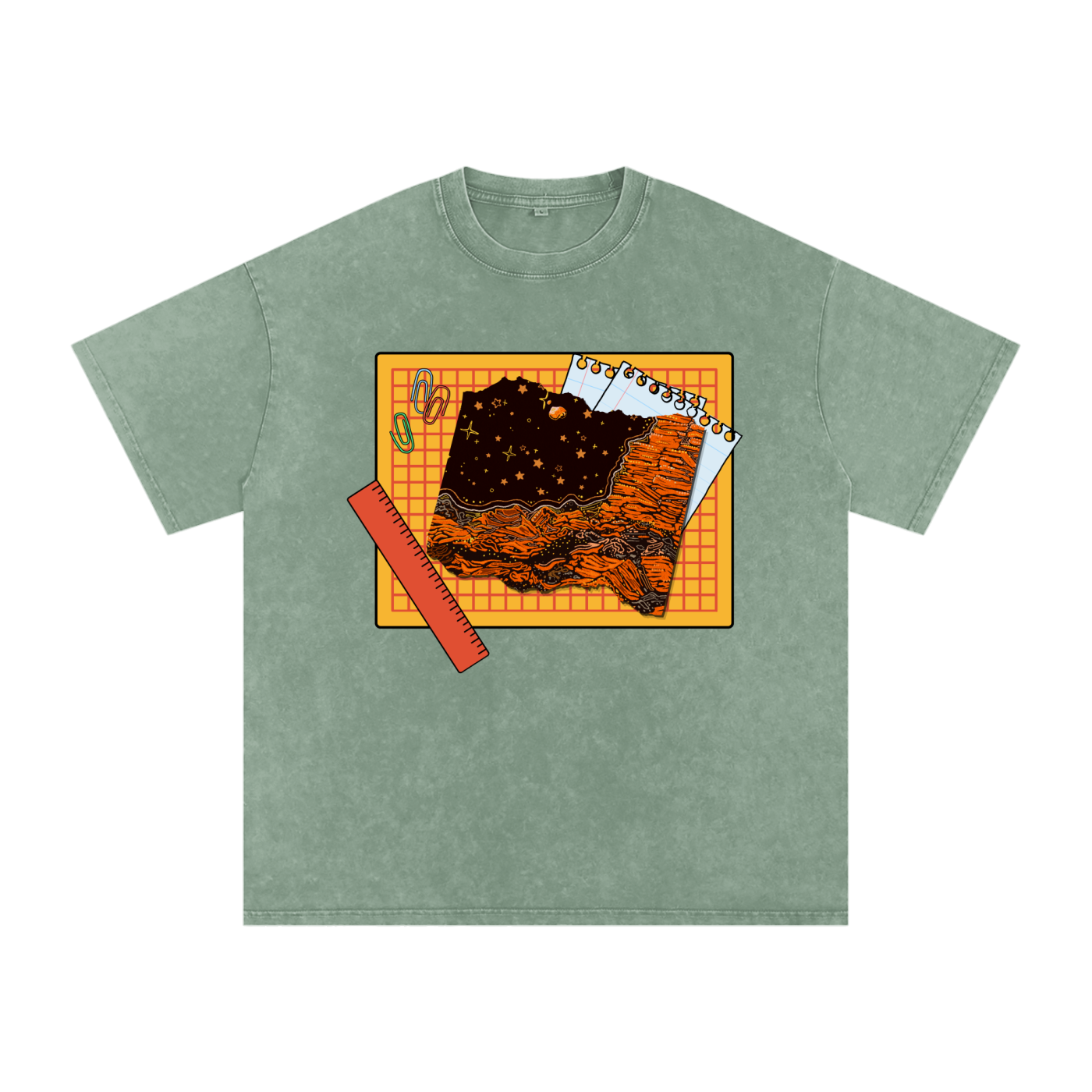 Mission to Mars Snow Washed Tee