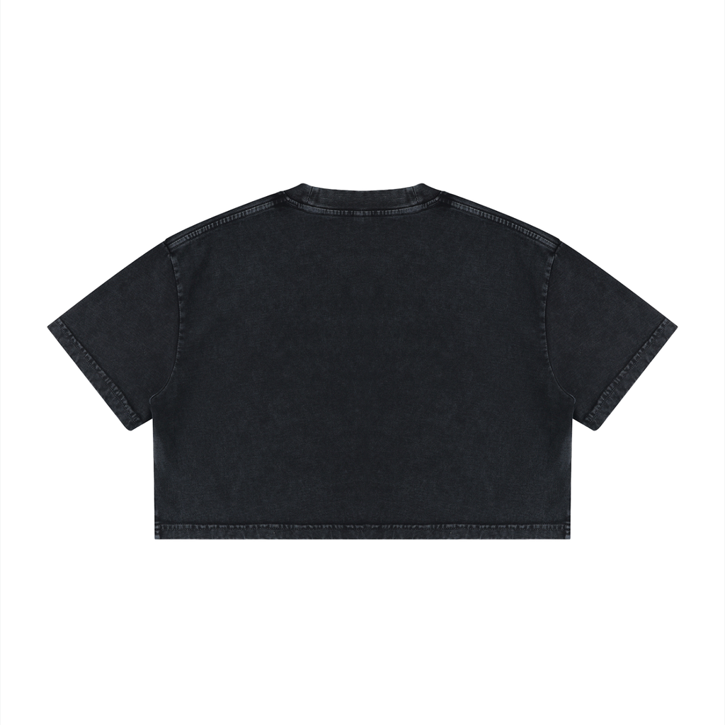 Testosterone Mineral Wash Cotton Crop T-Shirt