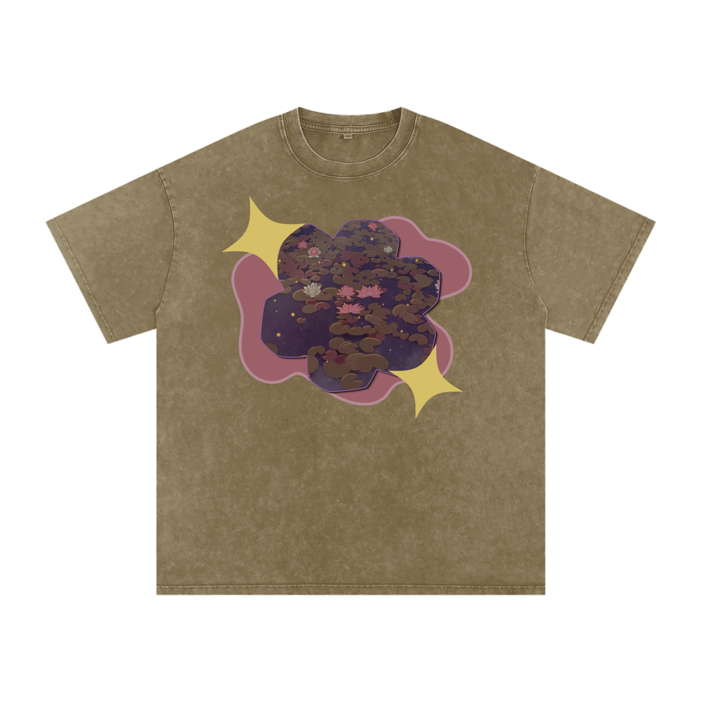 Lilies In Morning Light Snow Washed Tee