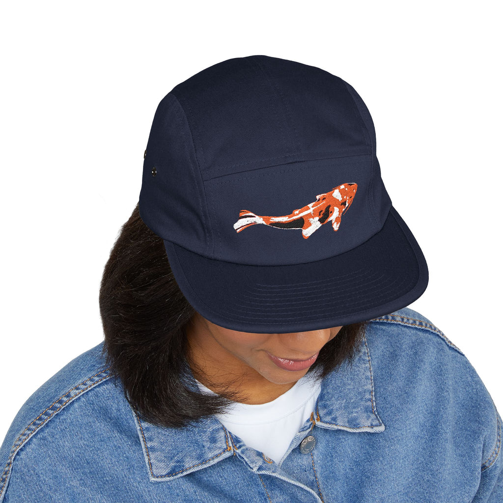 Orange Spotted Koi Hat