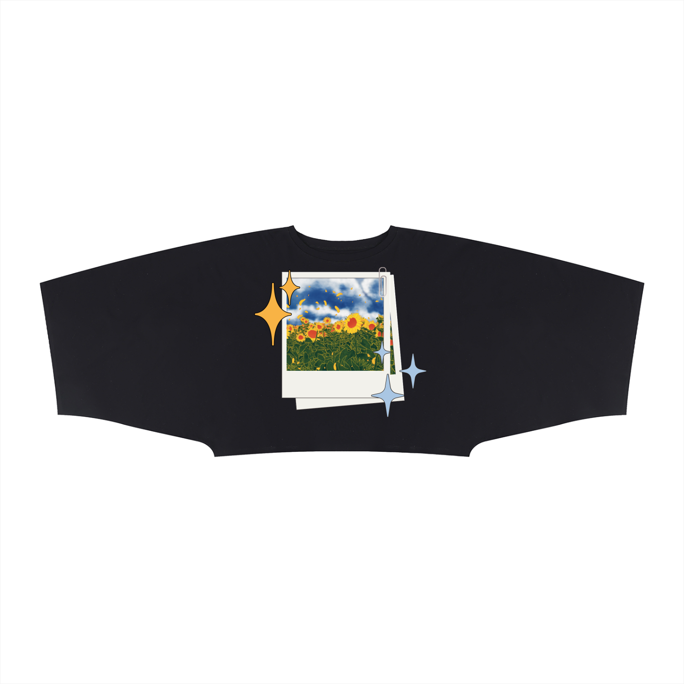 Sunflower Boxy Batwing Tee