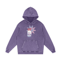 Testosterone Snow Washed Loose Cotton Hoodie