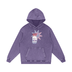 Testosterone Snow Washed Loose Cotton Hoodie