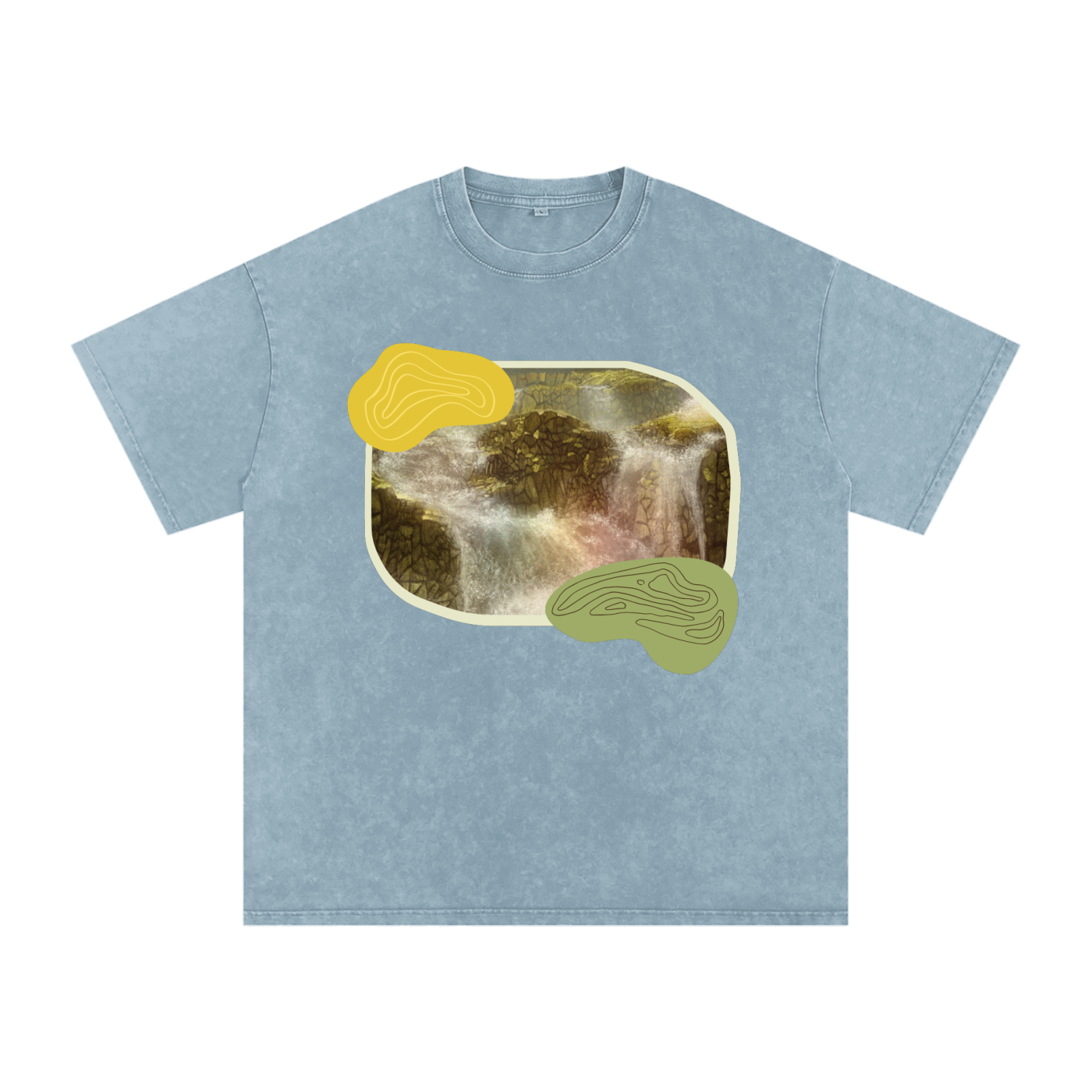 Waterfall Snow Washed Tee