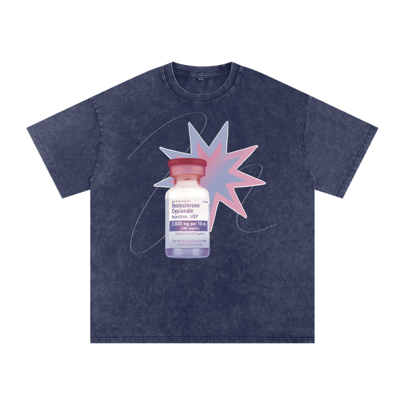 Testosterone Snow Washed Tee