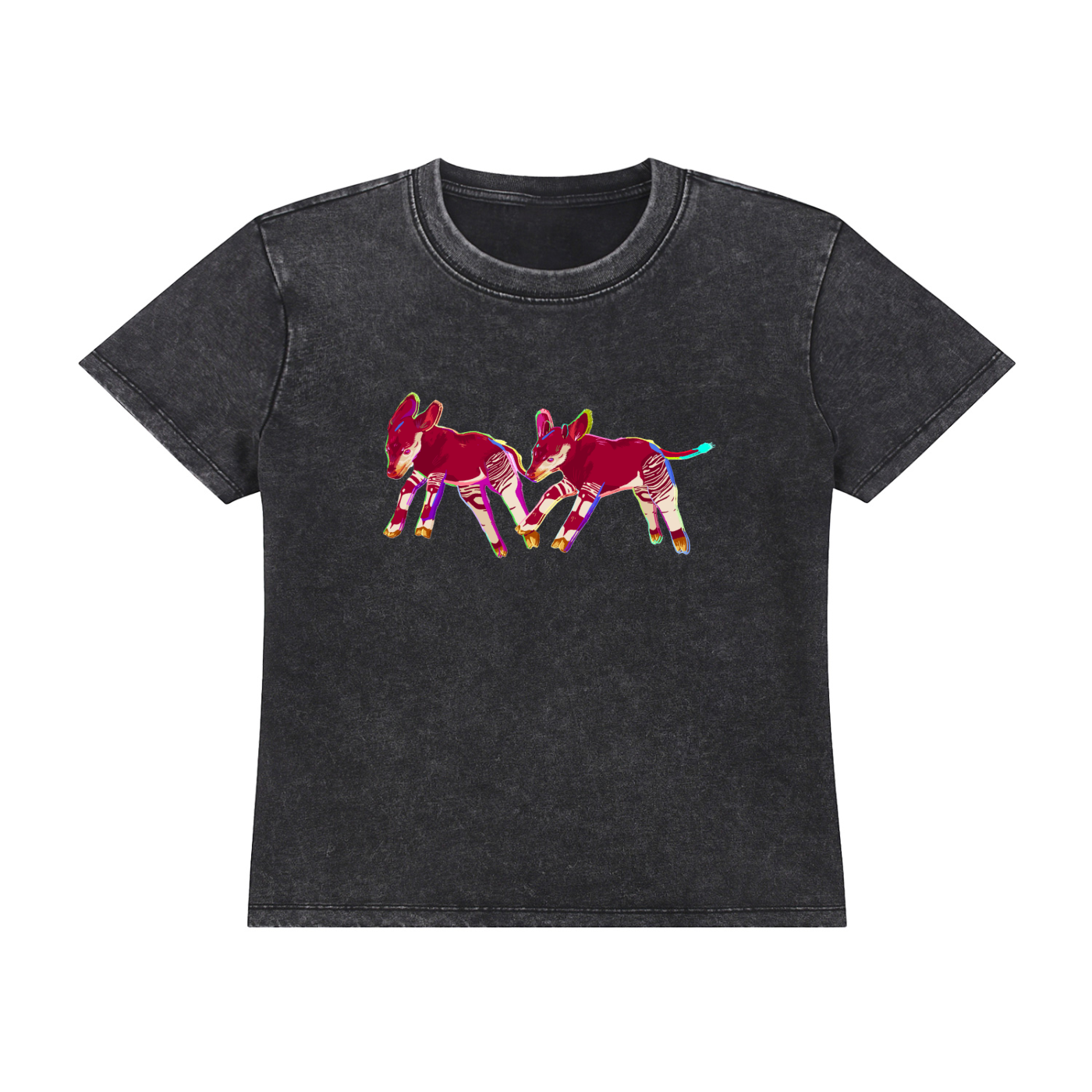 Okapi Vintage Wash Drop Shoulder T-shirt