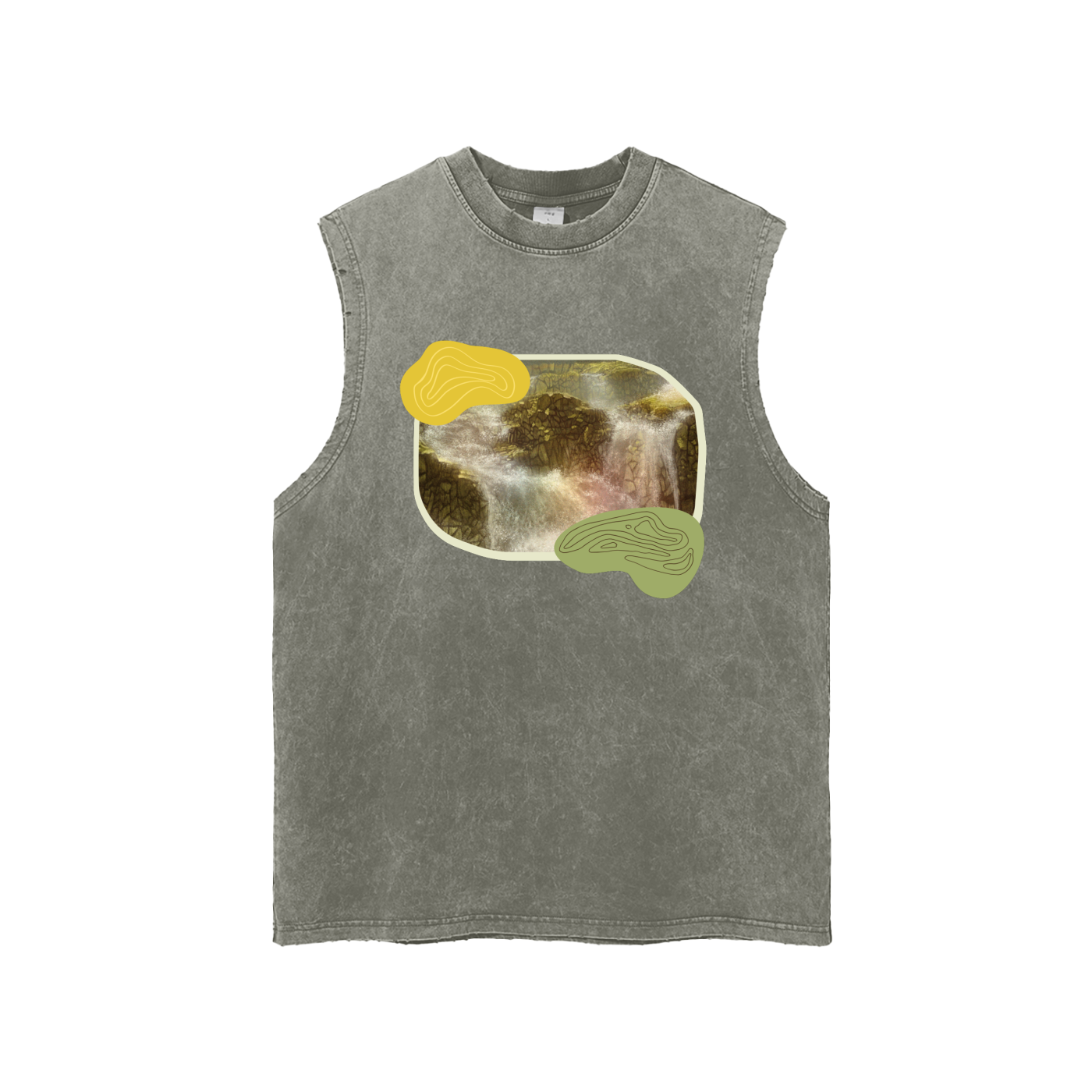 Waterfall Snow Washed Tank
