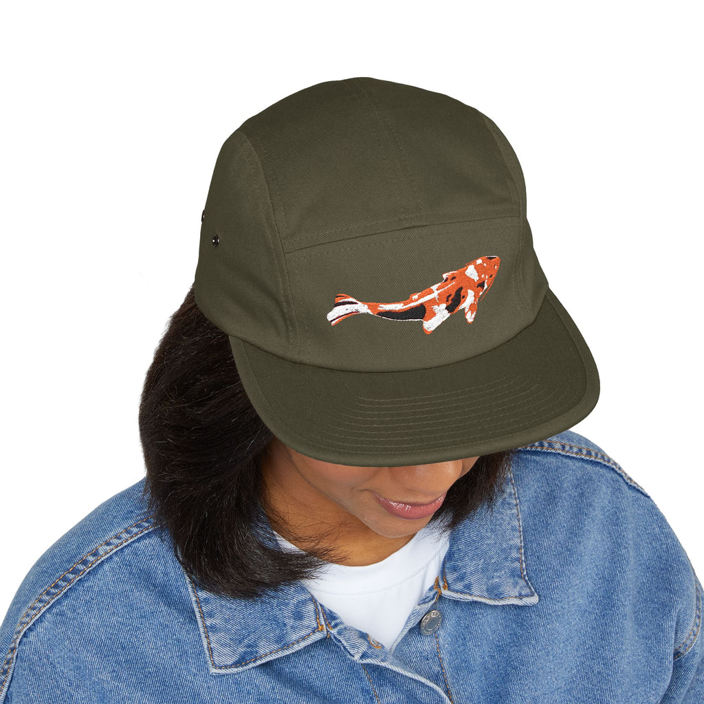Orange Spotted Koi Hat