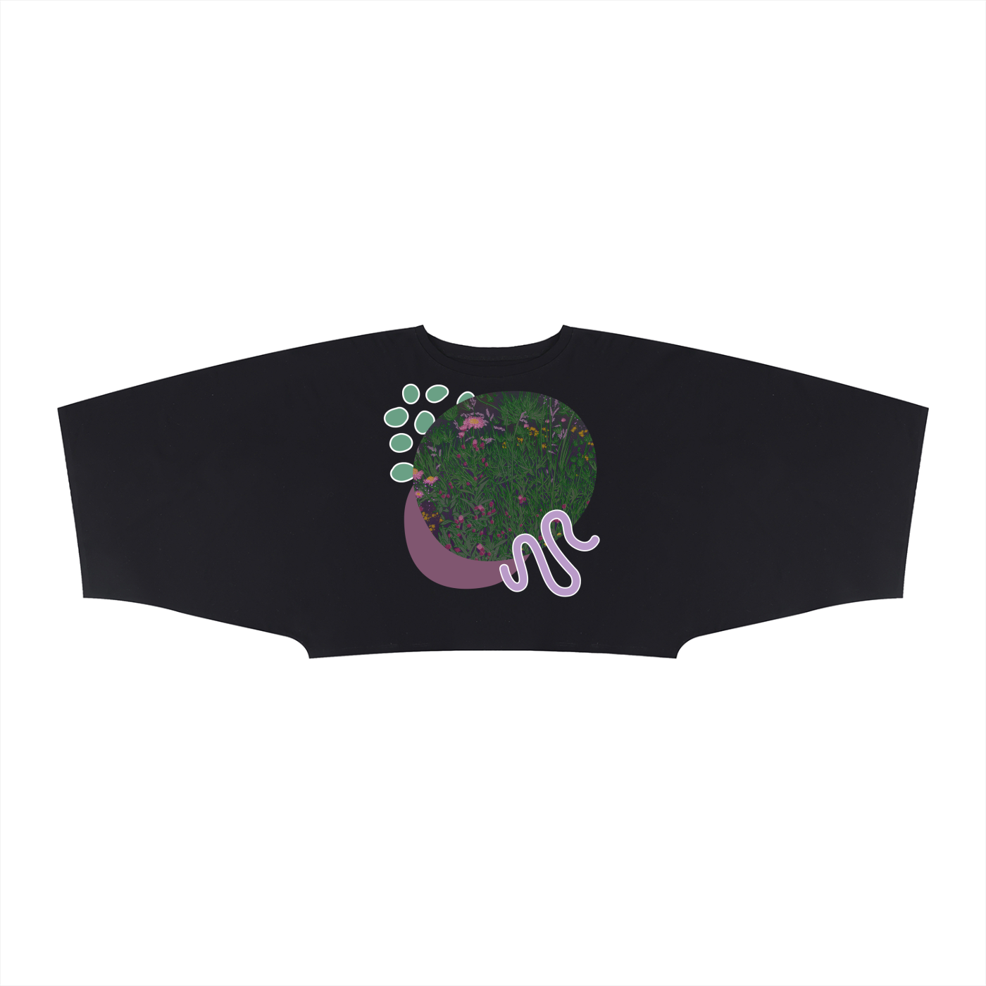Wildflowers Boxy Batwing Tee
