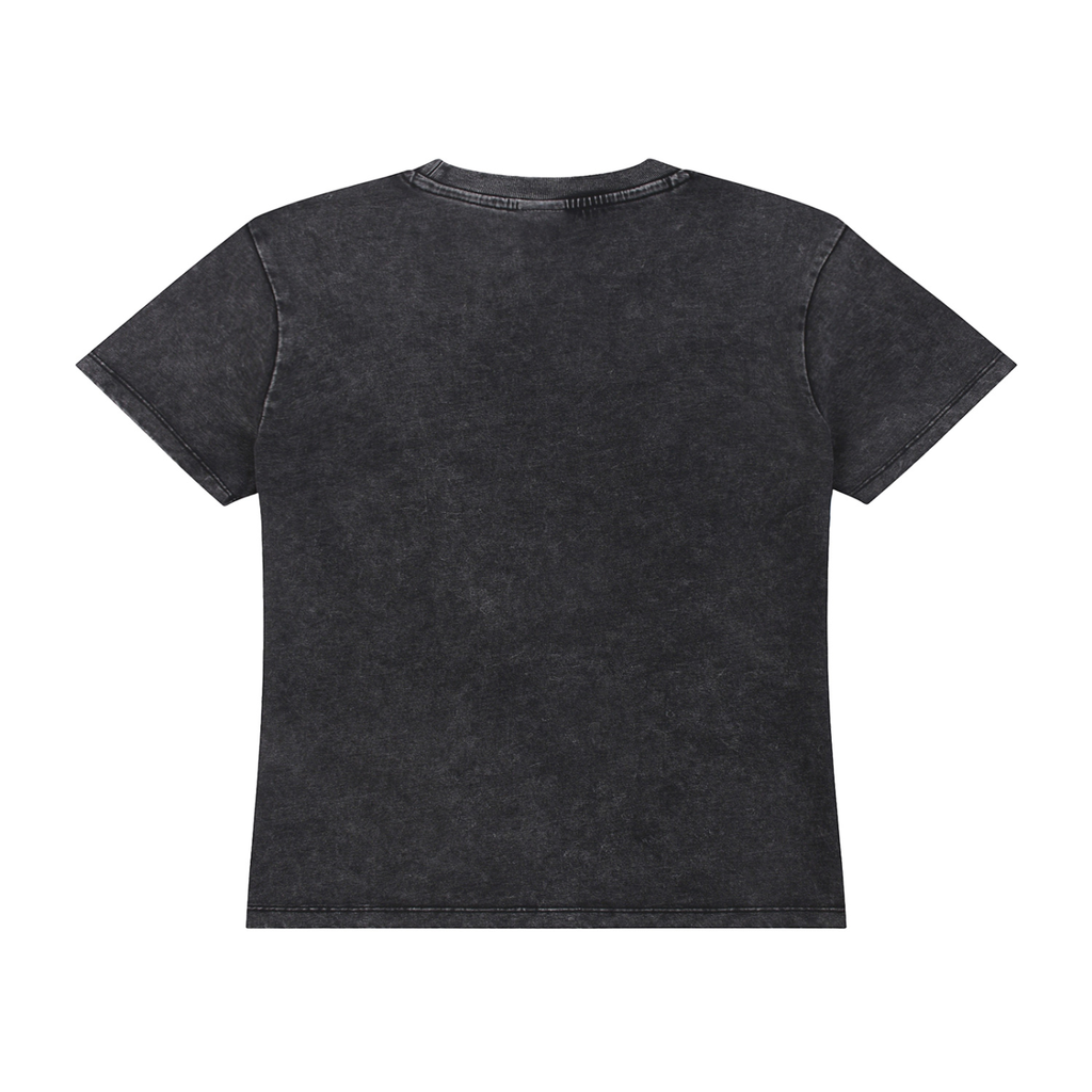 Apple Vintage Wash Drop Shoulder T-shirt