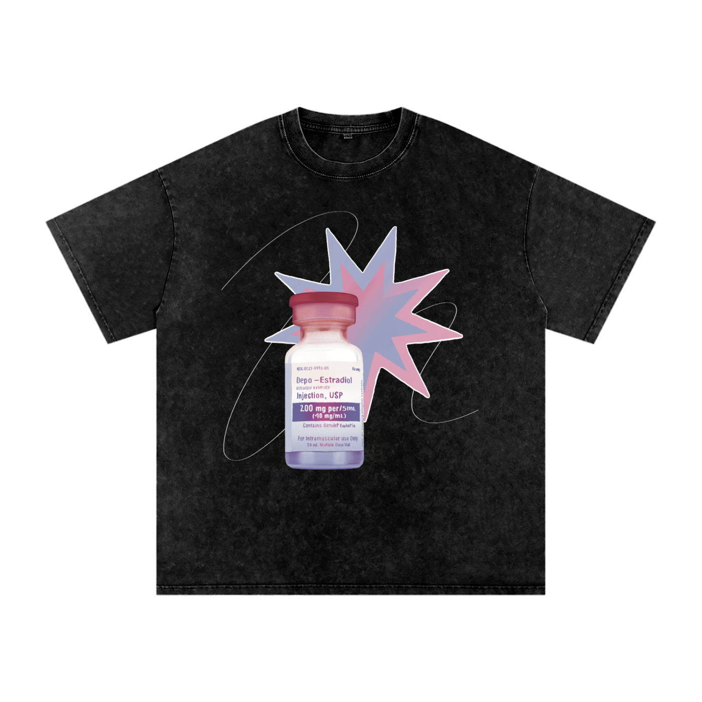 Estradiol Snow Washed Tee
