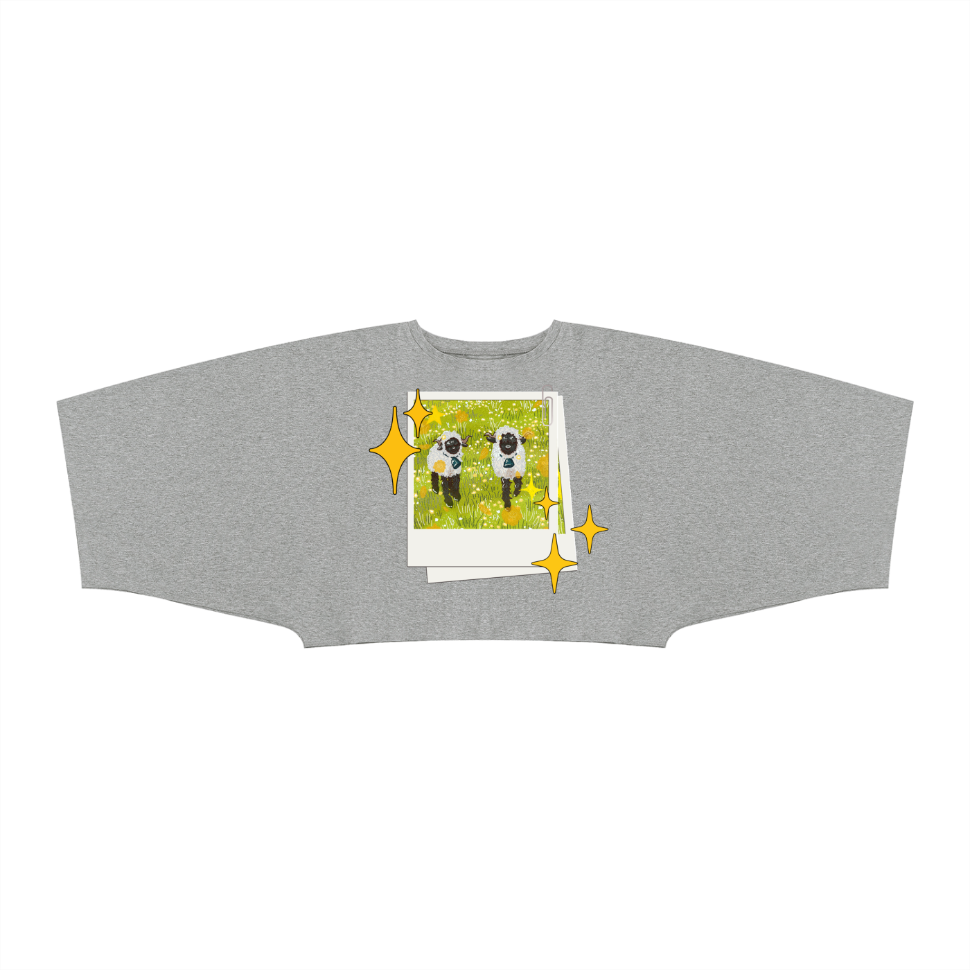 Sheep Boxy Batwing Tee