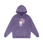 Estradiol Snow Washed Loose Cotton Hoodie