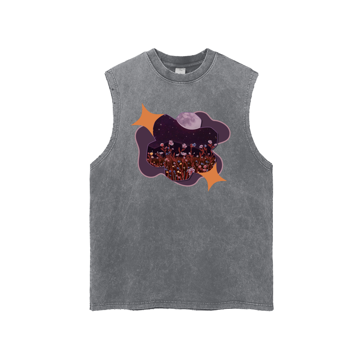 Midnight Snow Washed Tank