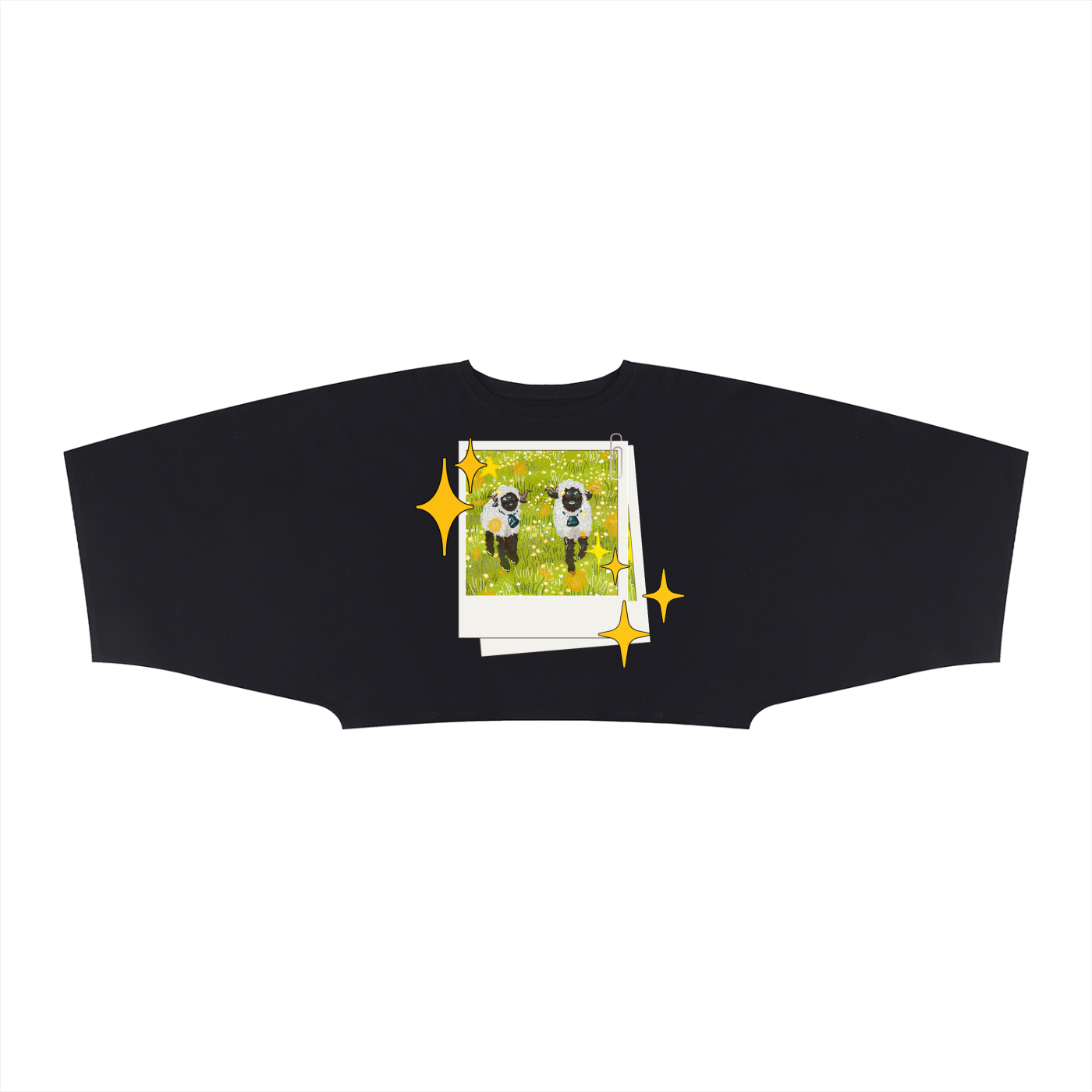 Sheep Boxy Batwing Tee