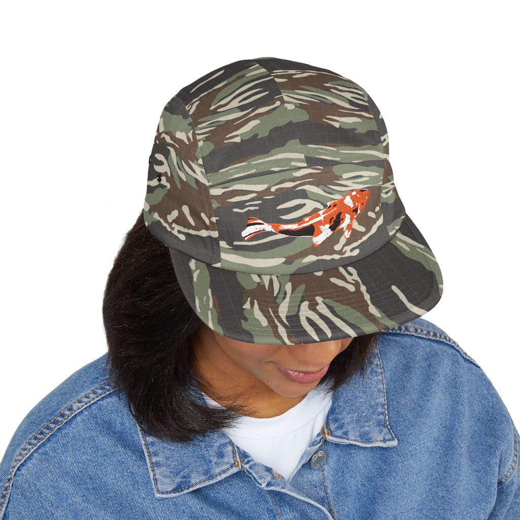 Orange Spotted Koi Hat
