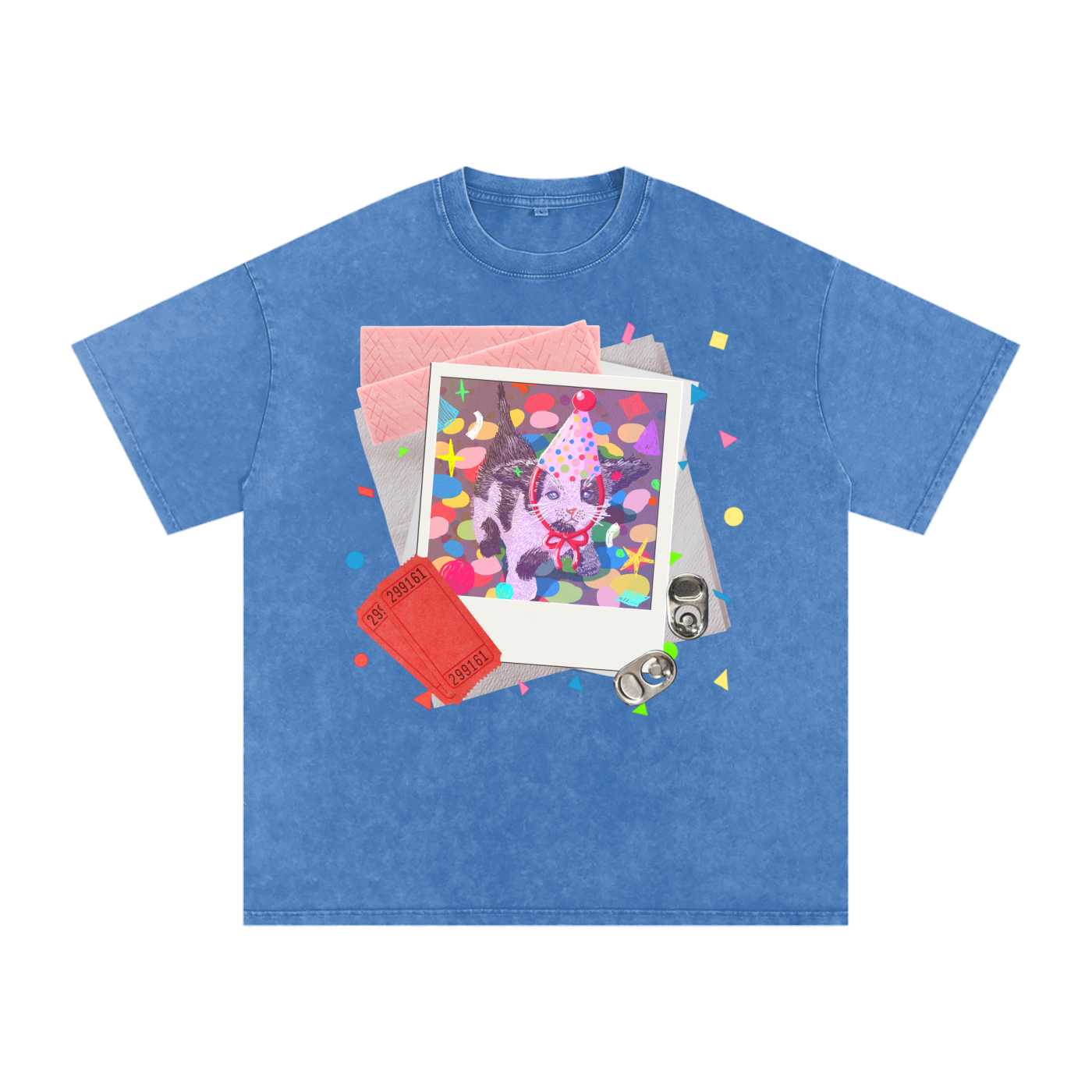 My Party Snow Washed Tee