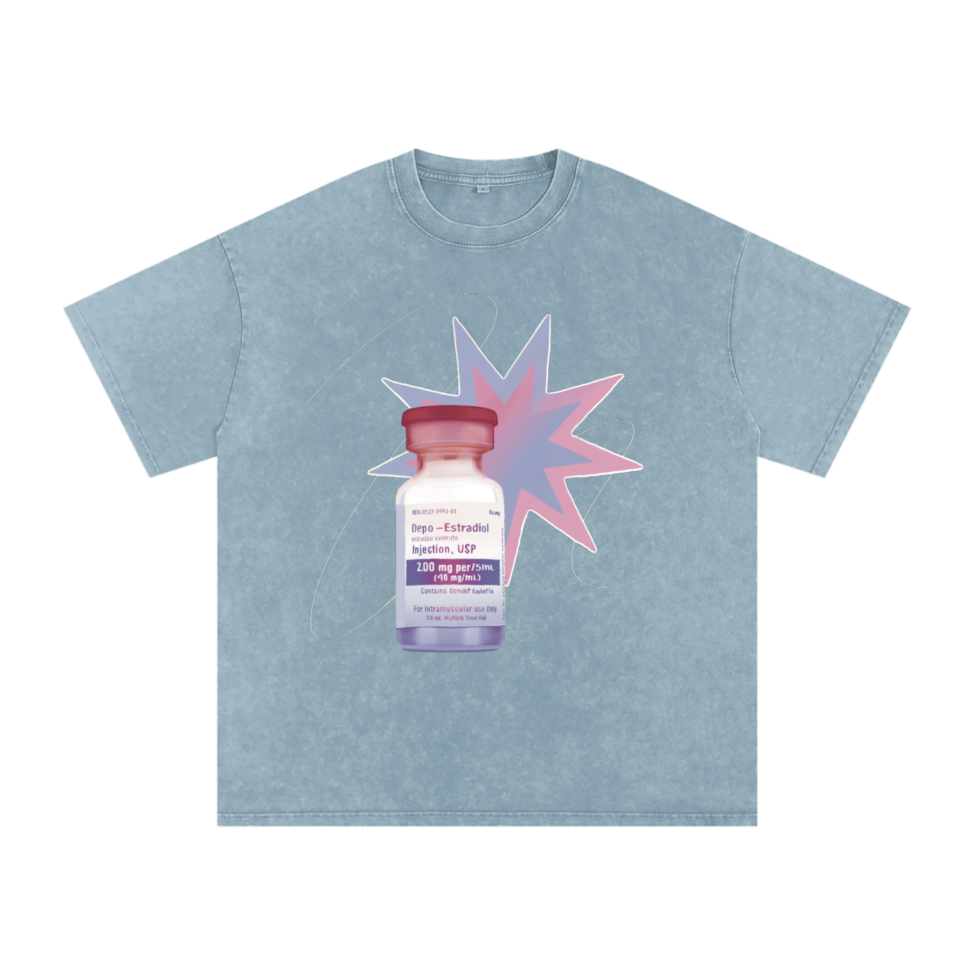 Estradiol Snow Washed Tee