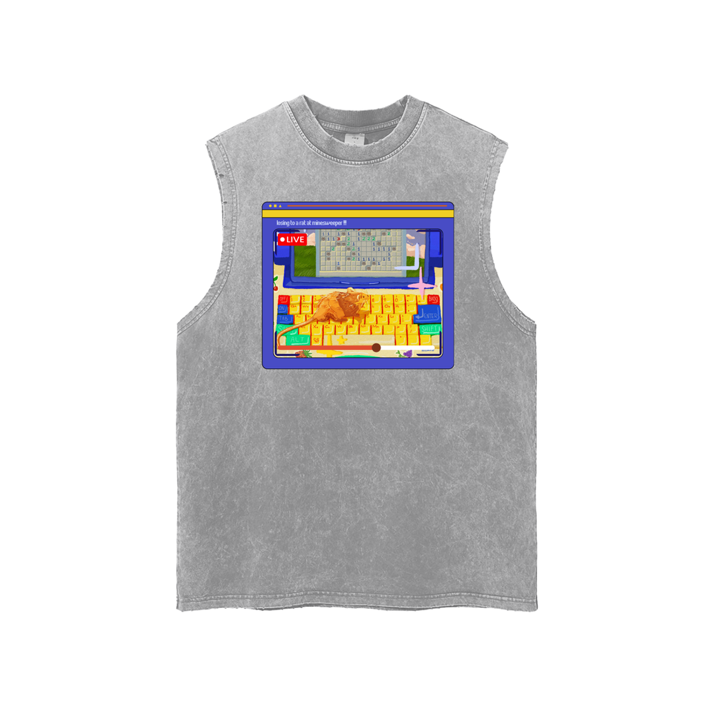 Minesweeper Snow Washed Tank