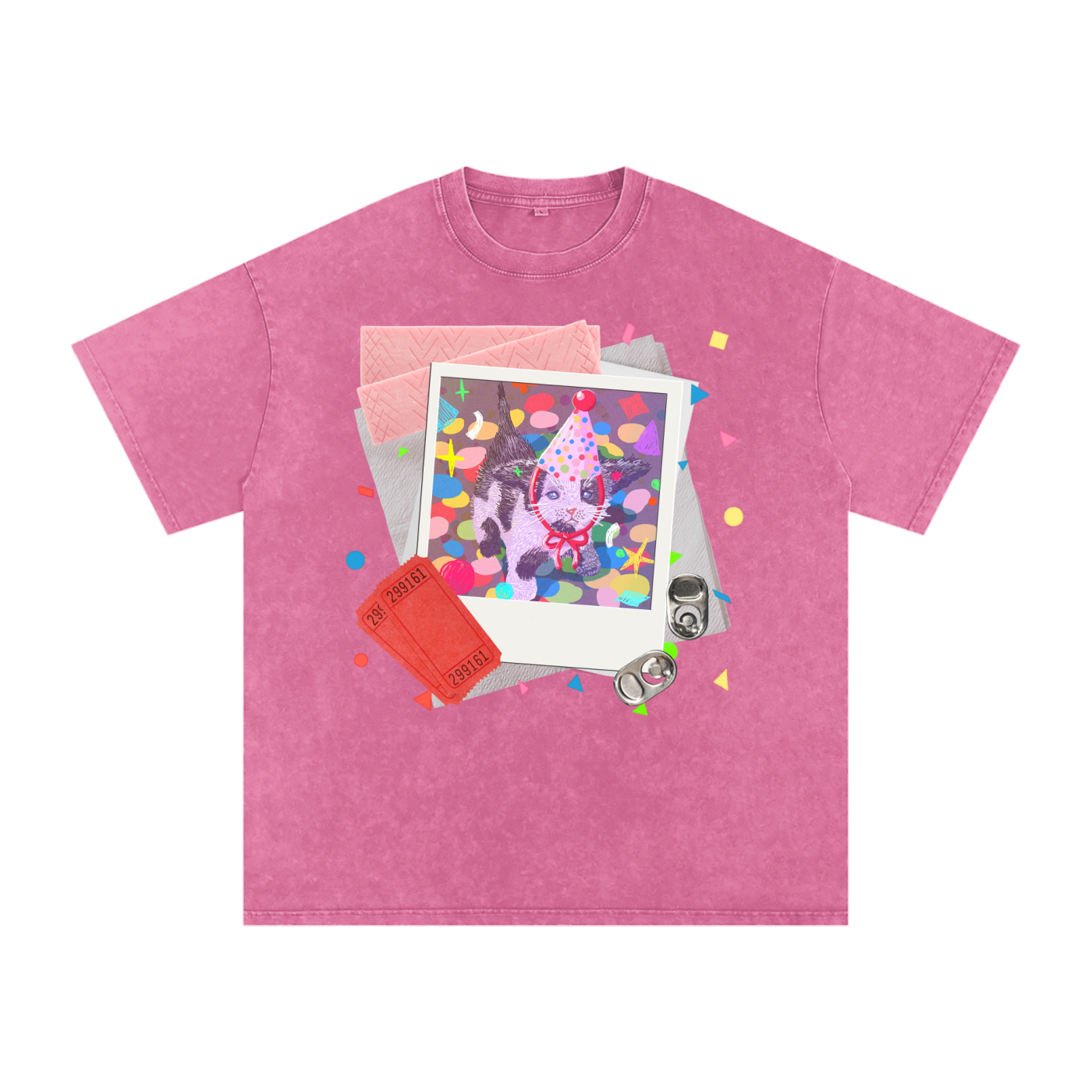 My Party Snow Washed Tee