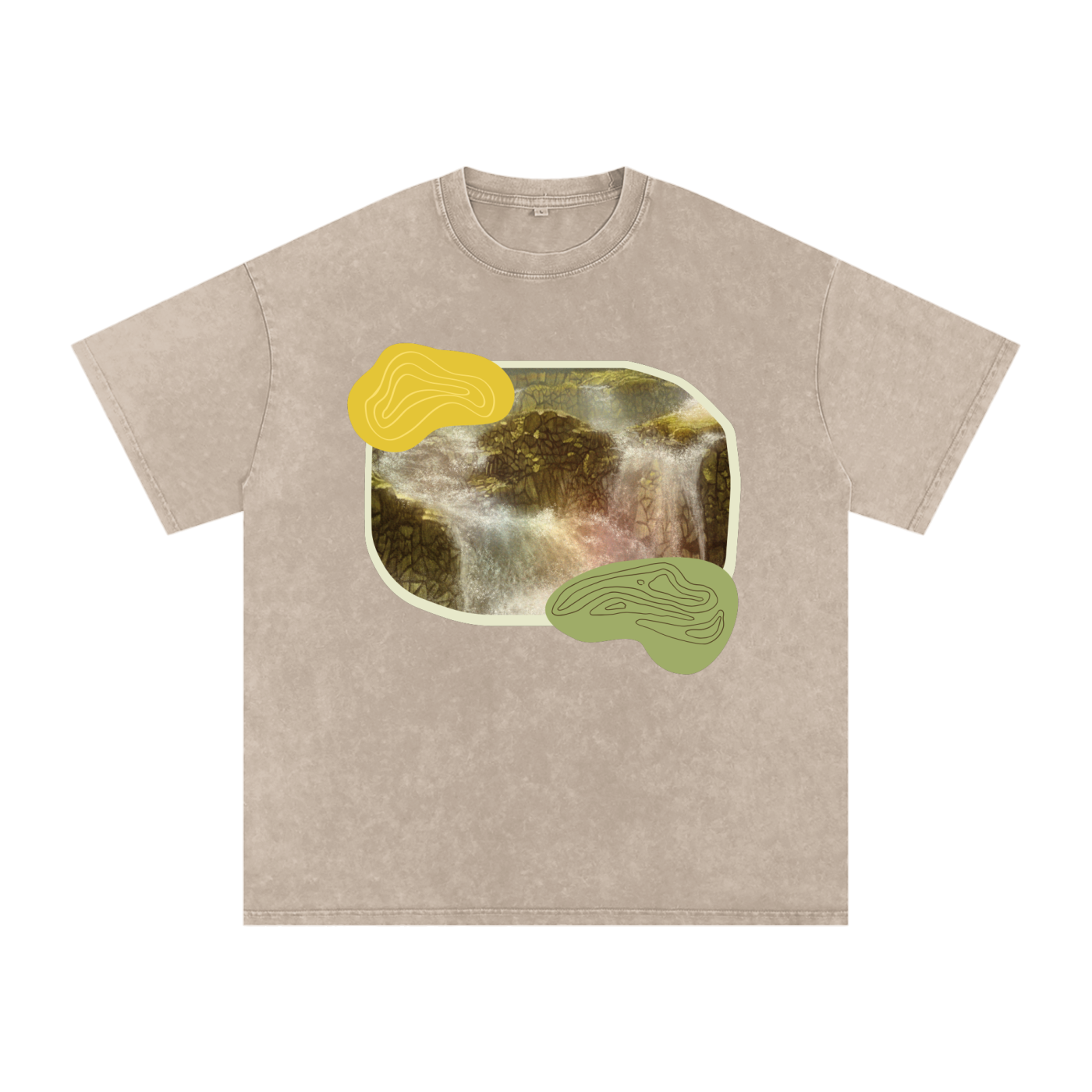 Waterfall Snow Washed Tee
