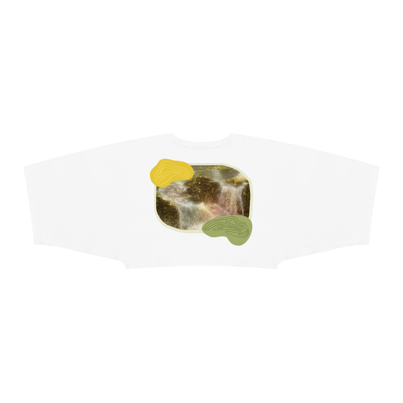 Waterfall Boxy Batwing Tee