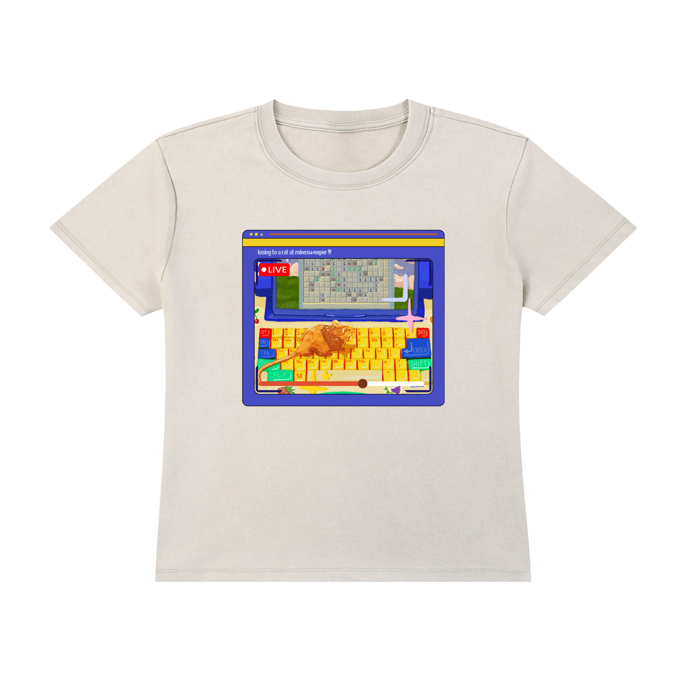 Minesweeper Vintage Wash Tee