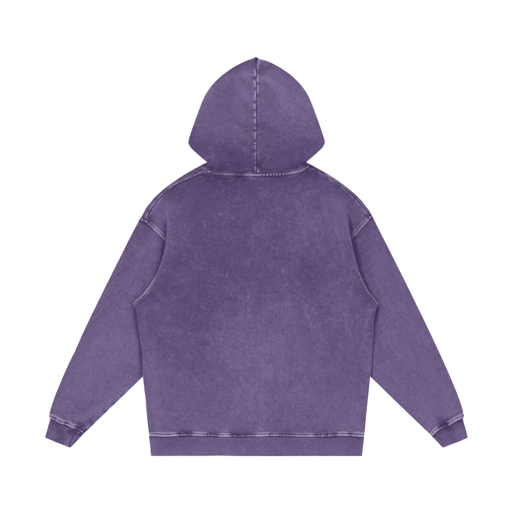 Testosterone Snow Washed Loose Cotton Hoodie