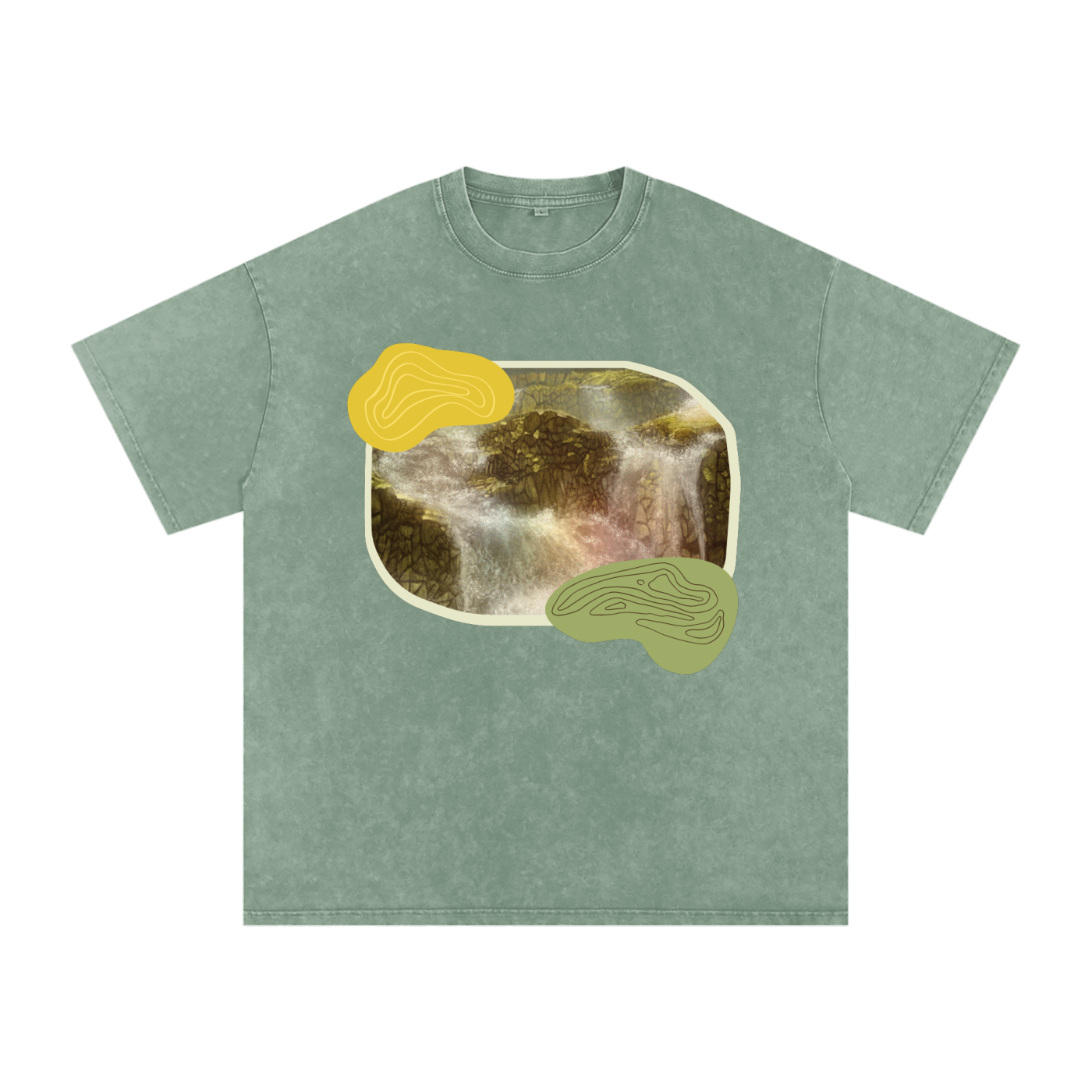 Waterfall Snow Washed Tee