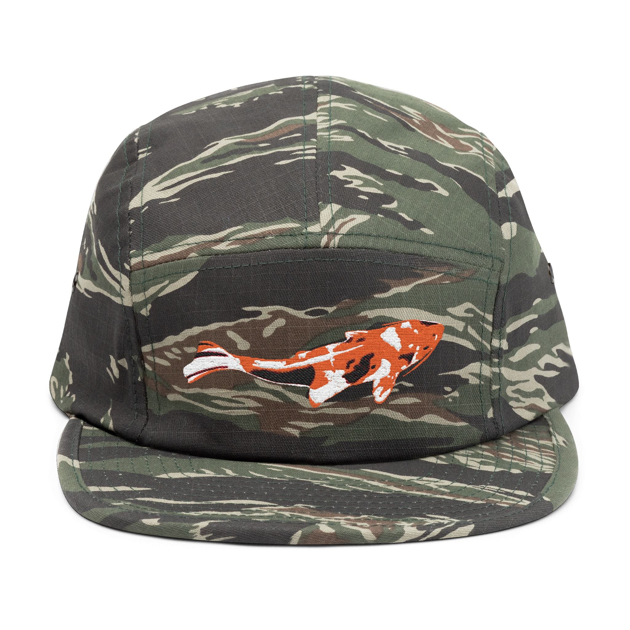 Orange Spotted Koi Hat