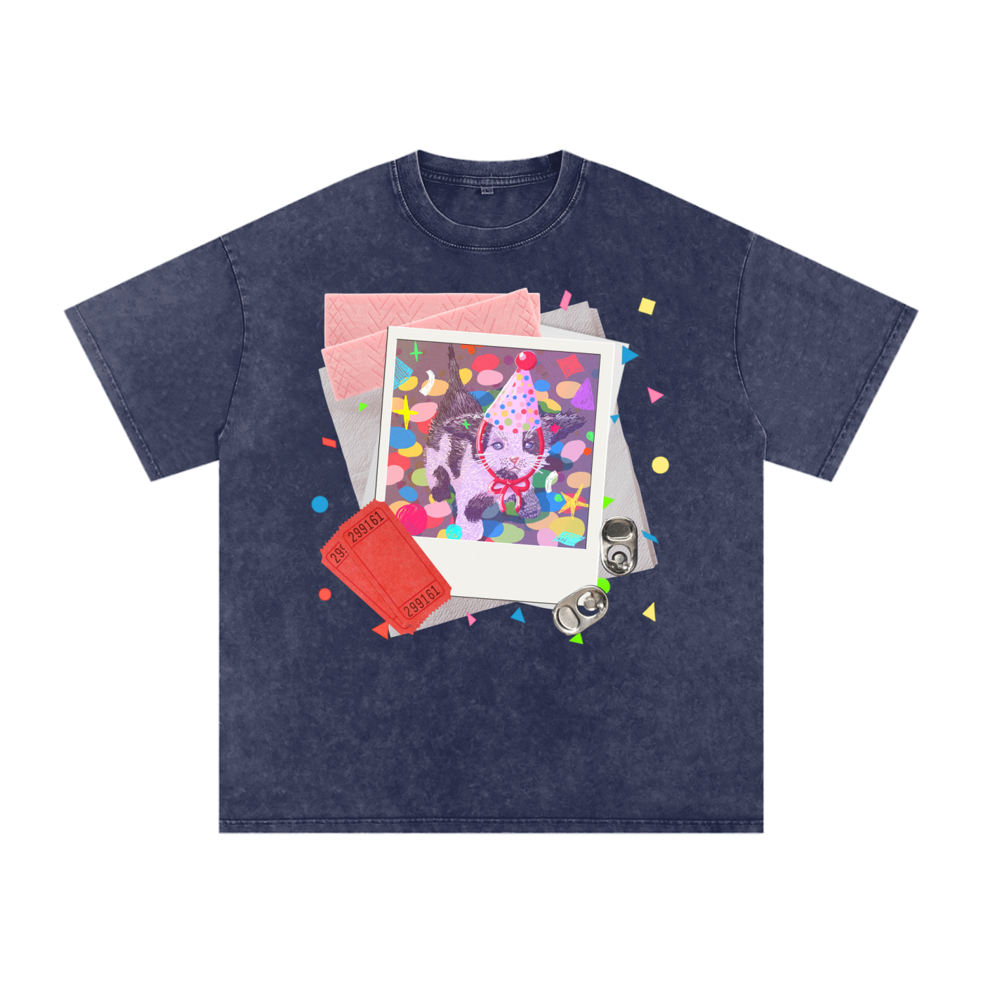 My Party Snow Washed Tee