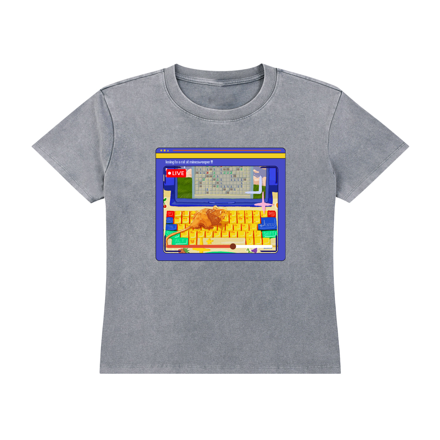 Minesweeper Vintage Wash Tee