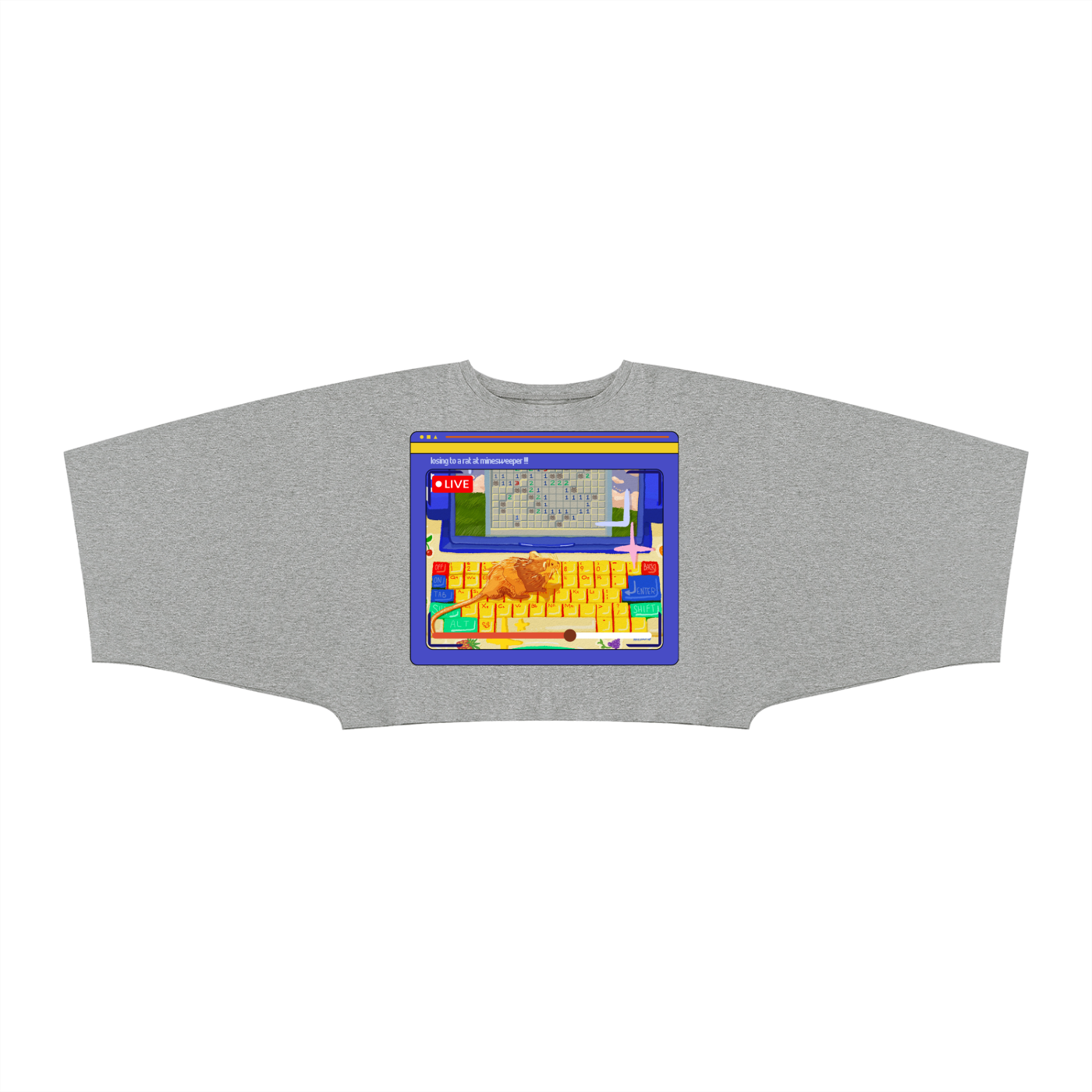 Minesqueaker Boxy Batwing Tee