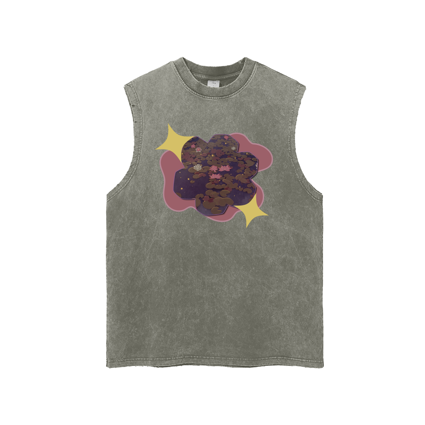 Lilies In Morning Light Snow Washed Tank
