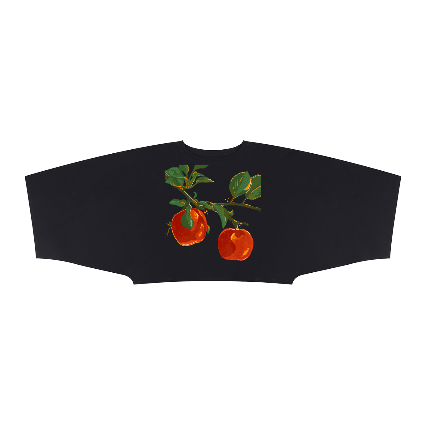 Apple Boxy Batwing Tee