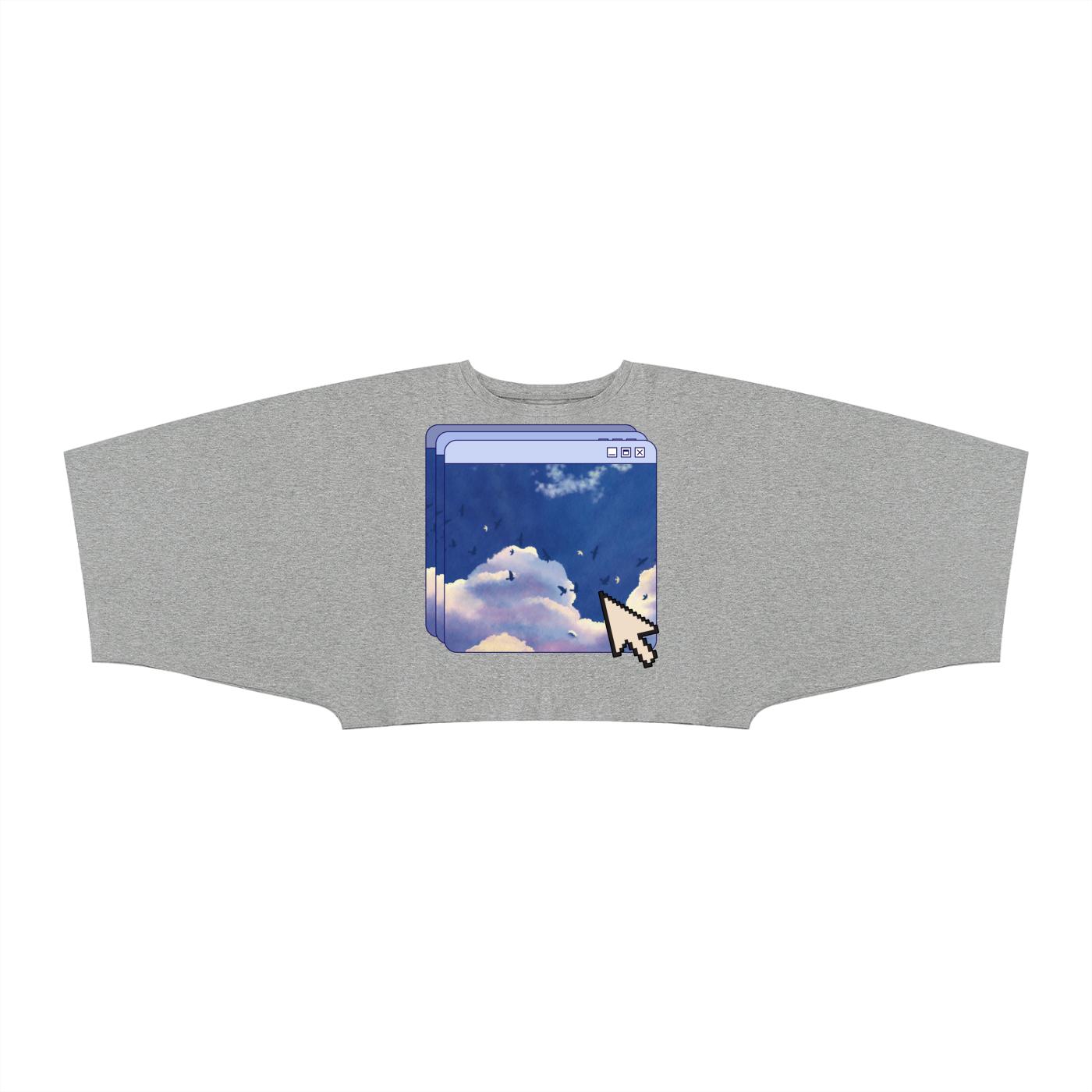 9 AM Boxy Batwing Tee