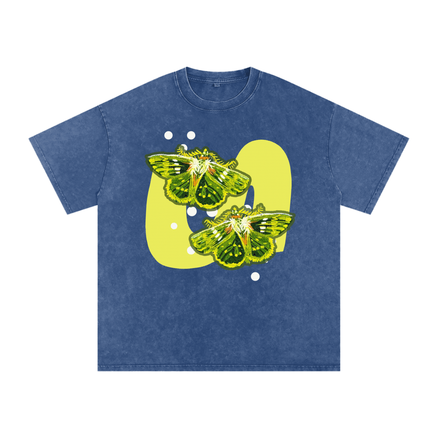Moths Snow Washed Tee