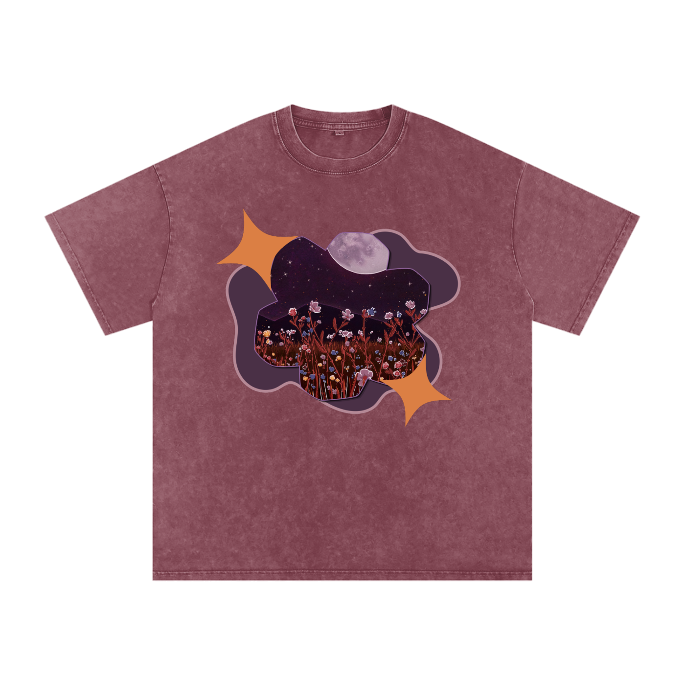 Midnight Snow Washed Tee