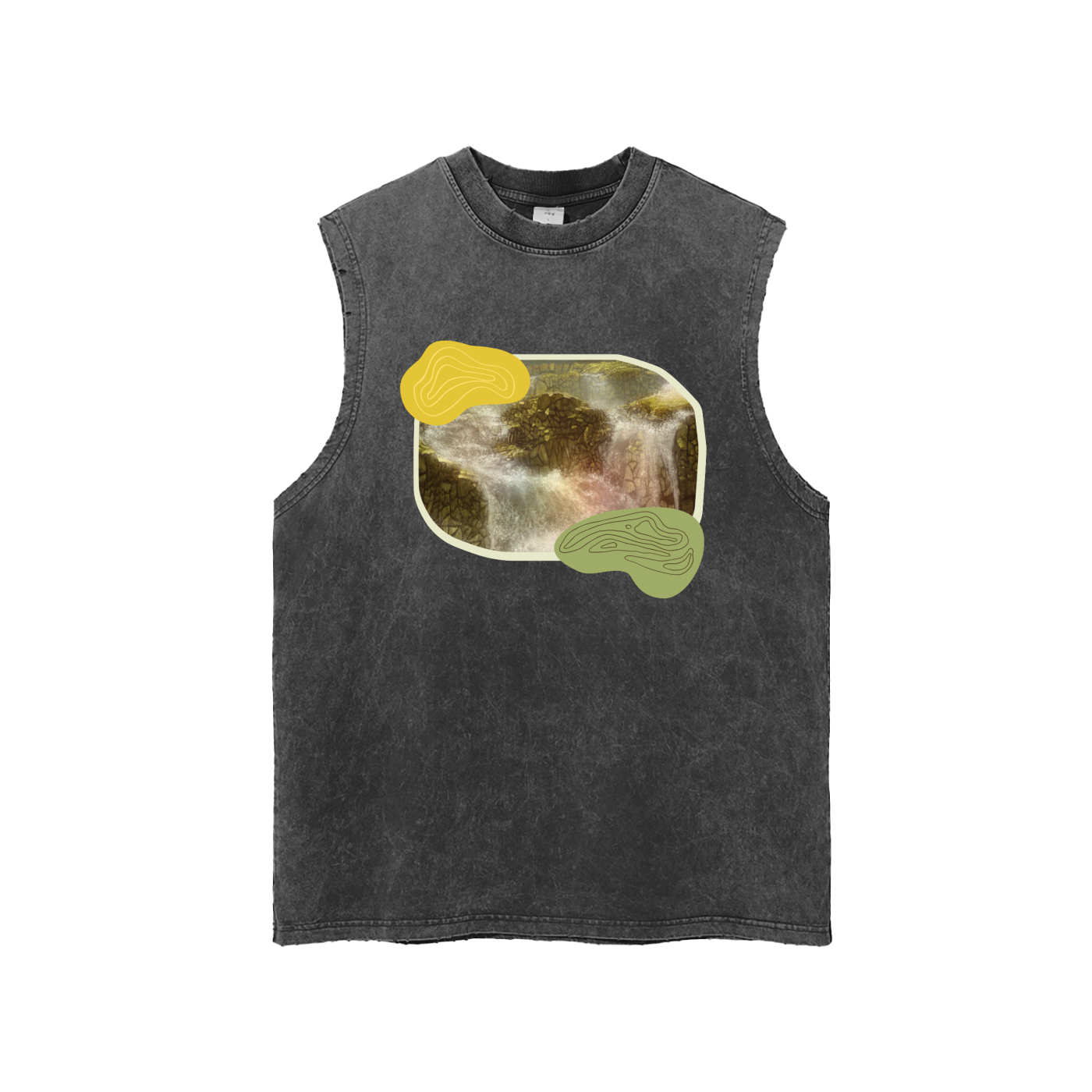 Waterfall Snow Washed Tank