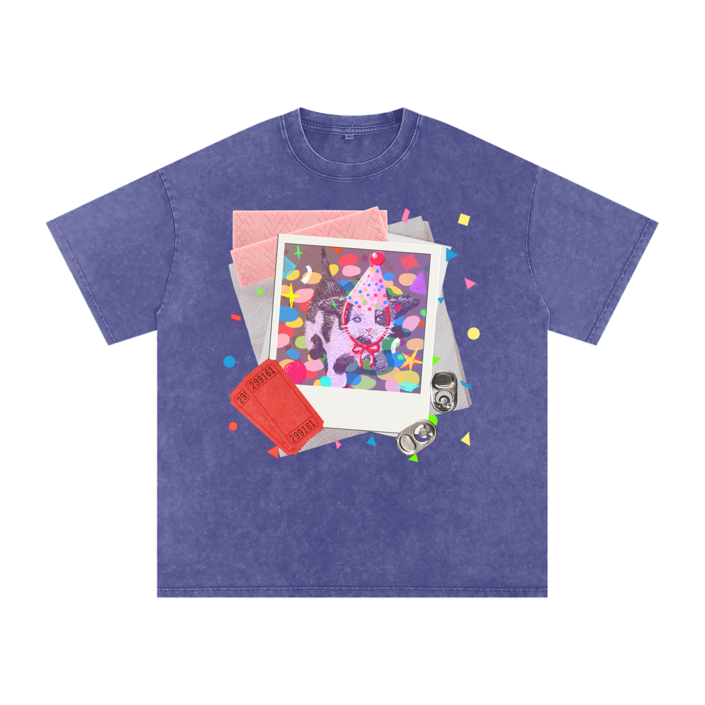 My Party Snow Washed Tee