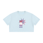 Estradiol Mineral Wash Cotton Crop T-Shirt