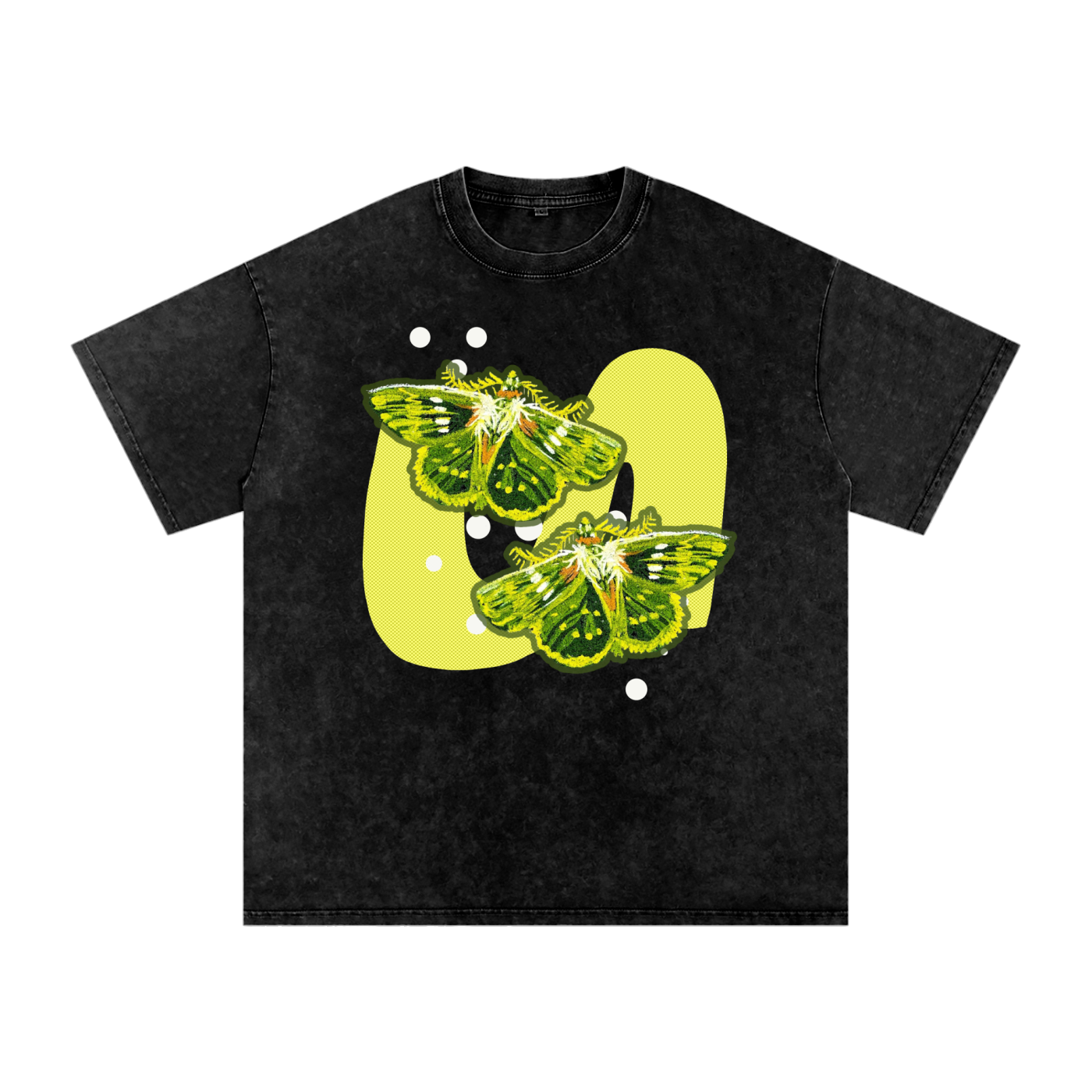 Moths Snow Washed Tee