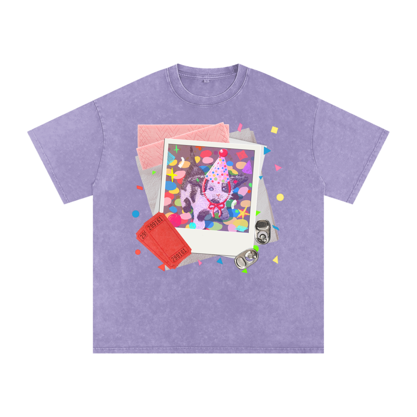 My Party Snow Washed Tee