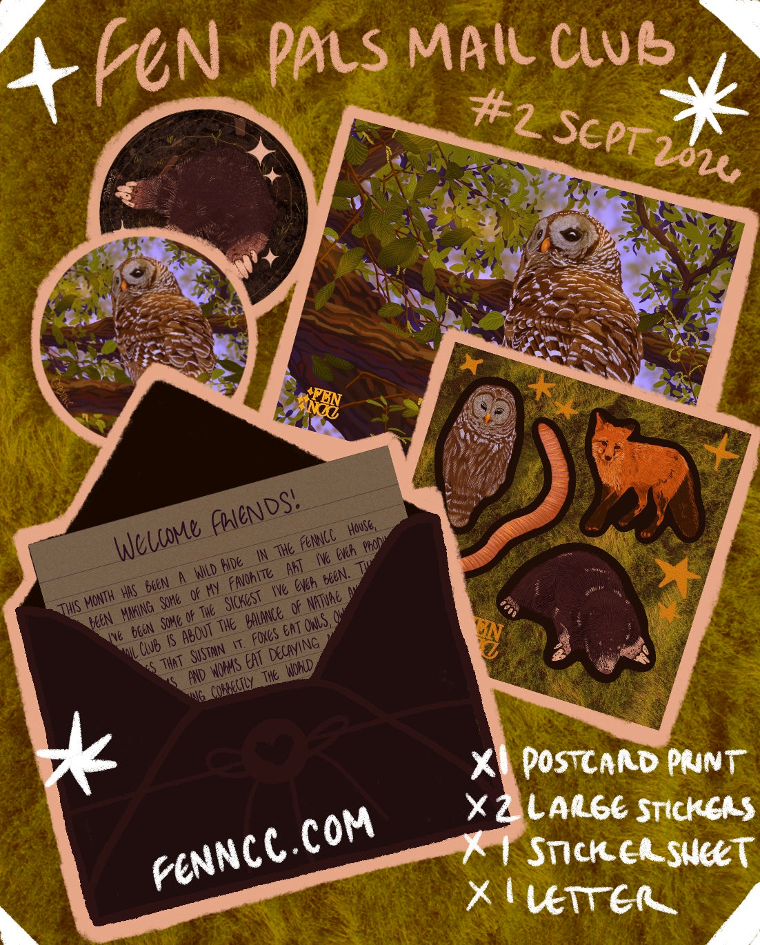Fen Pals Mail Club Monthly