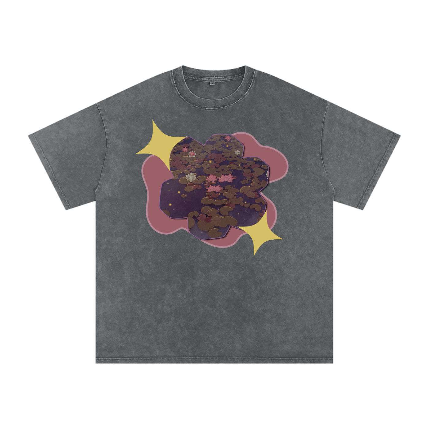 Lilies In Morning Light Snow Washed Tee