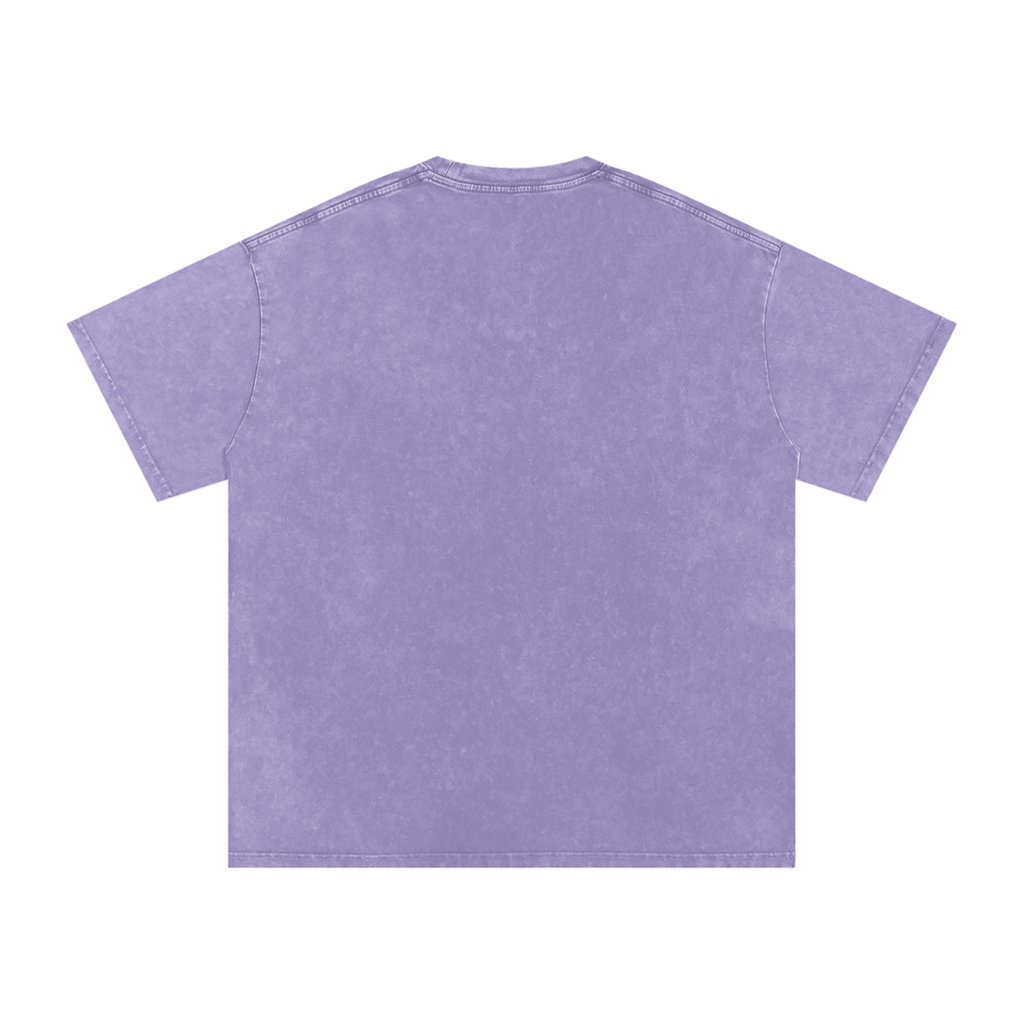 Blackberry Snow Washed Tee