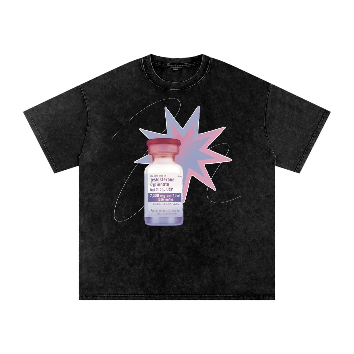 Testosterone Snow Washed Tee